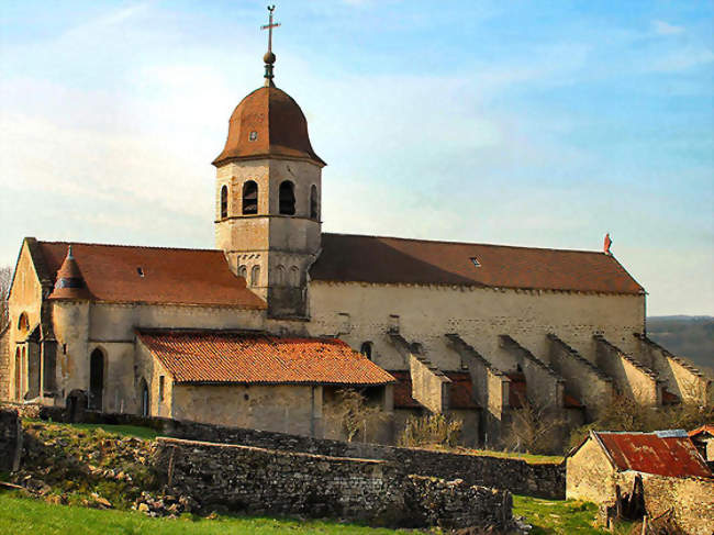 Visite de l'abbaye de Gigny