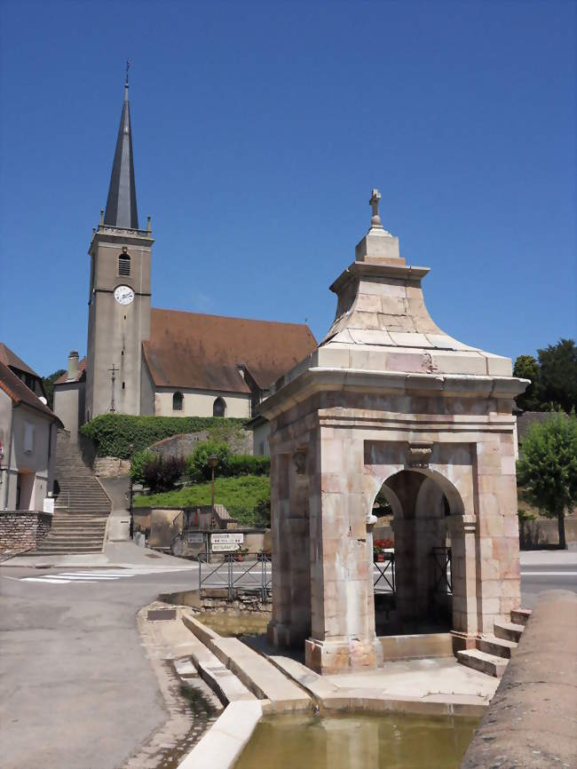 La fontaine Attiret - Moissey (39290) - Jura