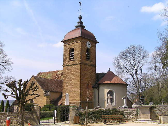 L'église du village - Montigny-lès-Arsures (39600) - Jura