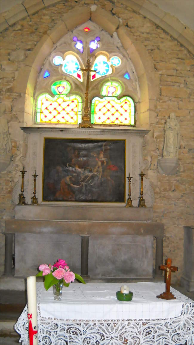 Intérieur de la chapelle du château de Quintigny - Quintigny (39570) - Jura