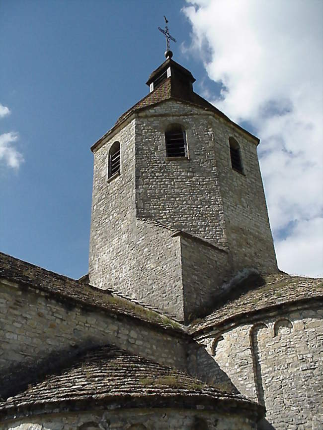 le clocher de l'église - Saint-Hymetière (39240) - Jura