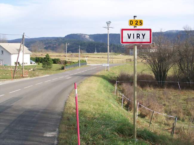 Entrée à Viry en arrivant de l'Ain - Viry (39360) - Jura