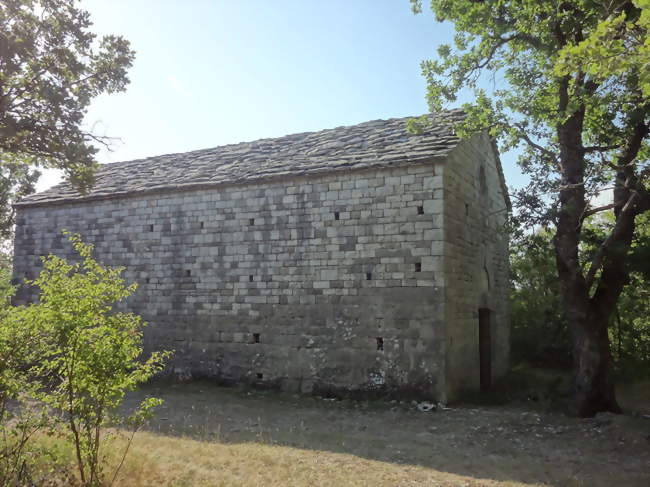 Chapelle Sainte-Madeleine, dans la forêt proche du village - Châteauneuf-Val-Saint-Donat (04200) - Alpes-de-Haute-Provence