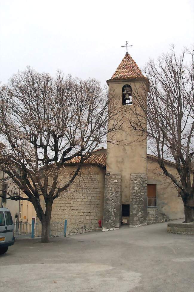 Le clocher de léglise - Moriez (04170) - Alpes-de-Haute-Provence