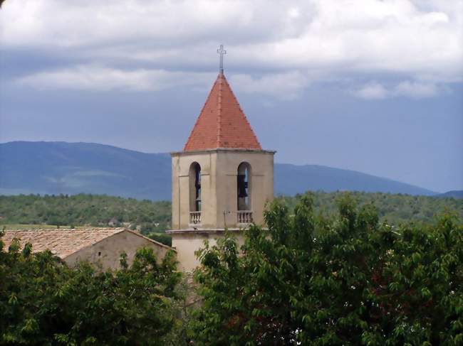 Clocher de léglise de Pierrerue - Pierrerue (04300) - Alpes-de-Haute-Provence