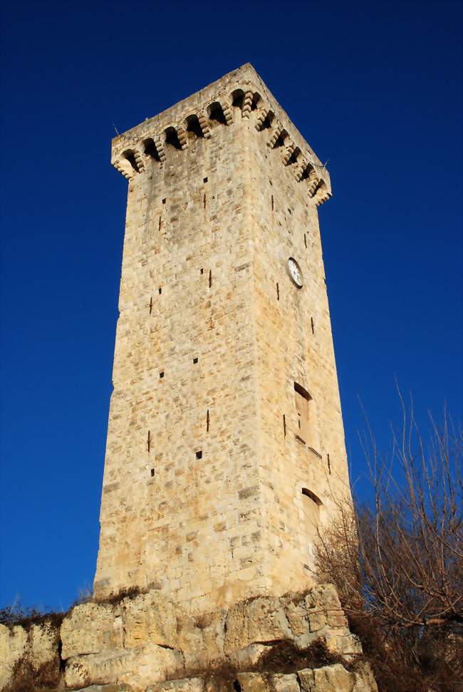 La tour de l'Horloge - Saint-Martin-de-Brômes (04800) - Alpes-de-Haute-Provence