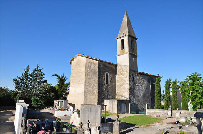 Thèze, église et cimetière - Thèze (04200) - Alpes-de-Haute-Provence