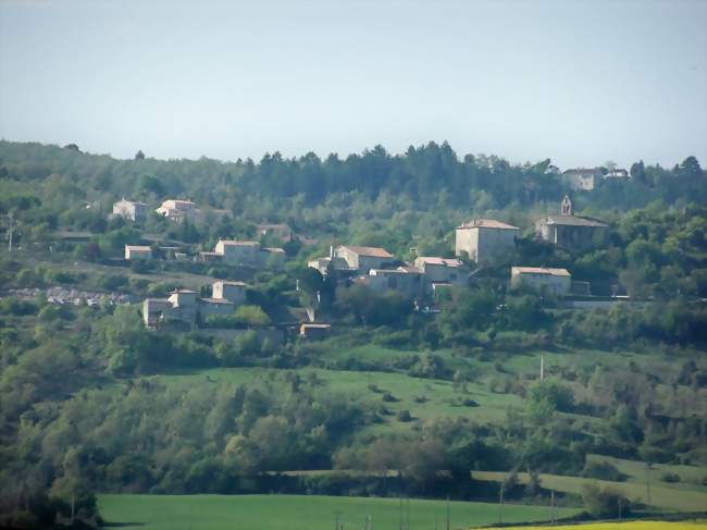 Vue sur le village de Villemus - Villemus (04110) - Alpes-de-Haute-Provence