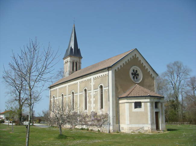 Église Sainte-Eulalie d'Angoumé - Angoumé (40990) - Crédit: Nathalie Foucard, Région Aquitaine (CC By SA)