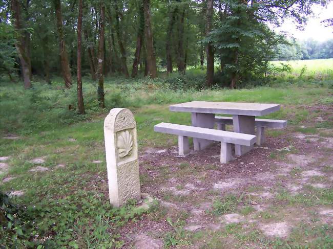 Coquille-balise à la bastide disparue de Pont-la-Reine - Labastide-Chalosse (40700) - Landes