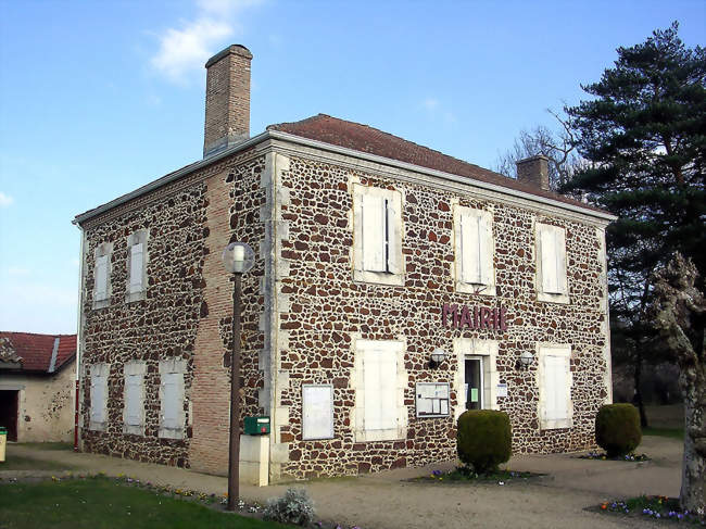 Mairie de Liposthey, bâtie en garluche - Liposthey (40410) - Landes