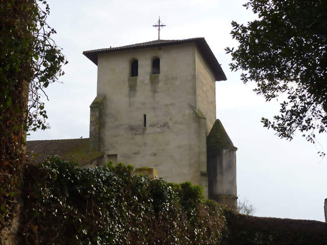 Le clocher de l'église Saint-Pierre - Montfort-en-Chalosse (40380) - Landes