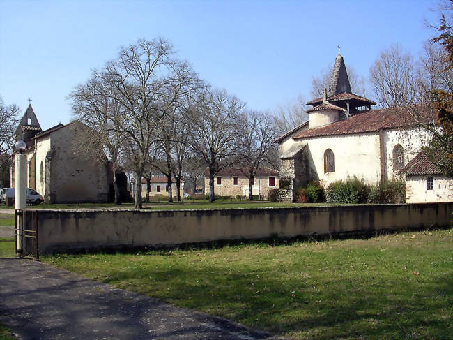 Les deux églises de Moustey, Notre-Dame et Saint-Martin - Moustey (40410) - Landes
