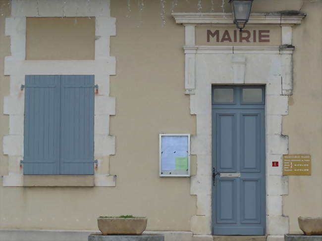 Façade de la mairie de Nerbis - Nerbis (40250) - Landes