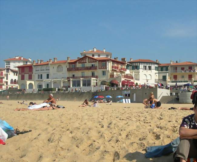 Bâtiments et plage d'Hossegor - Soorts-Hossegor (40150) - Landes