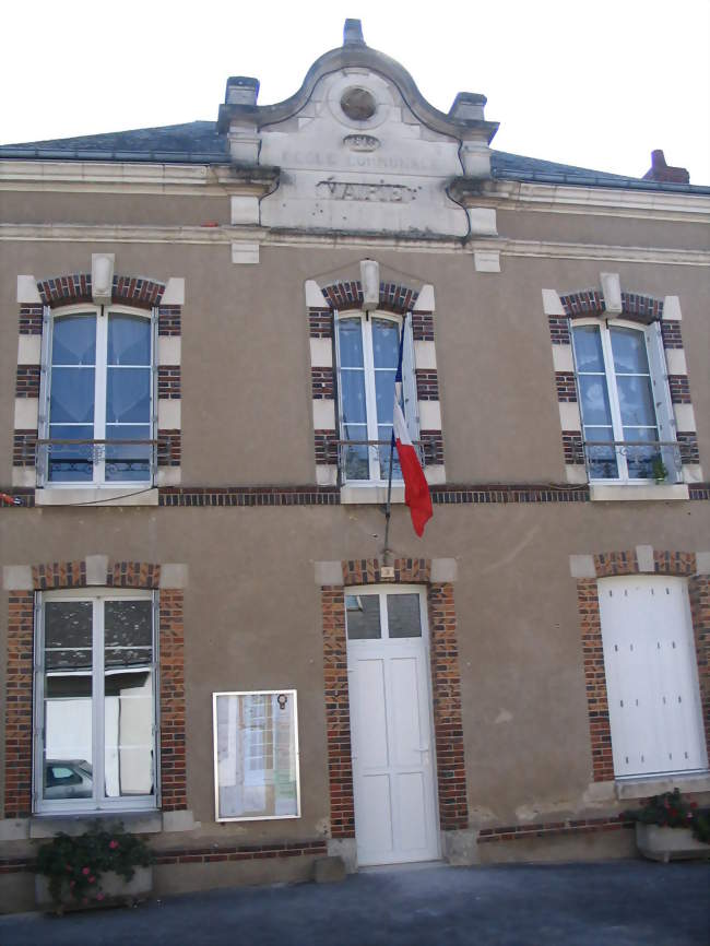 La façade de la mairie du Poislay - Le Poislay (41270) - Loir-et-Cher