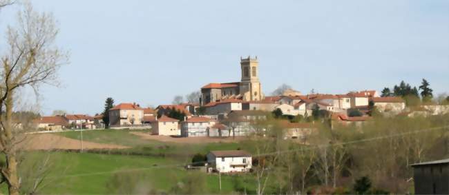 Cordelle (Loire, France) - vue générale - Cordelle (42123) - Loire