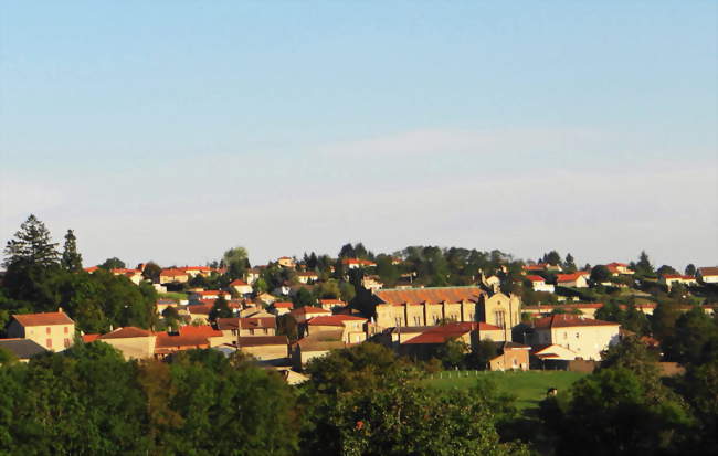 Vue générale prise de la route vers Saint-Jodard - Neulise (42590) - Loire