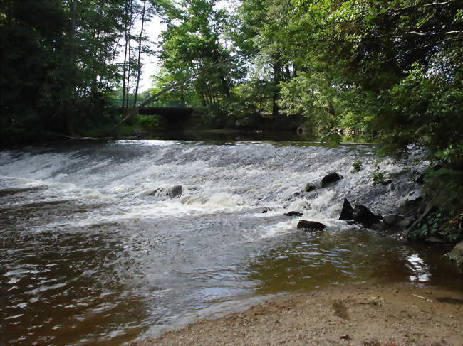 Le Lignon et un barrage à Sainte-Agathe-la-Bouteresse - Sainte-Agathe-la-Bouteresse (42130) - Loire