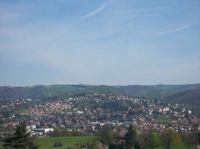 Vue de Sorbiers - Sorbiers (42290) - Loire