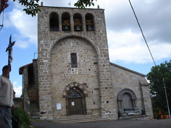 L'église de Rauret en Haute-Loire - Rauret (43340) - Haute-Loire