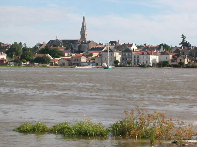 Le Pellerin vu de la rive opposée de la Loire - Le Pellerin (44640) - Loire-Atlantique