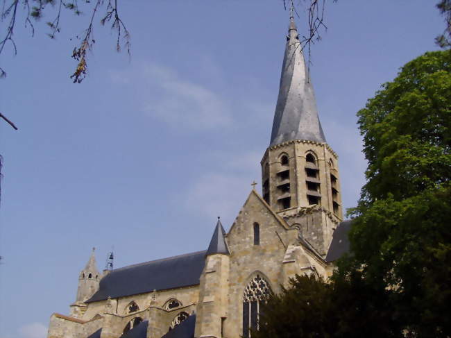L'église vue du parc de la mairie - Puiseaux (45390) - Loiret