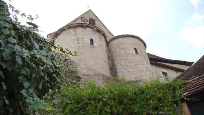 Absides jumelles de l'église de Creysse - Creysse (46600) - Lot