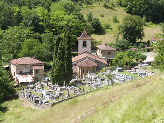 L'église Saint-Martin - Lunan (46100) - Lot