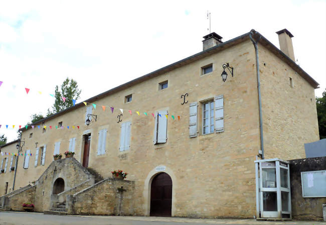 La mairie et le foyer rural - Pontcirq (46150) - Lot