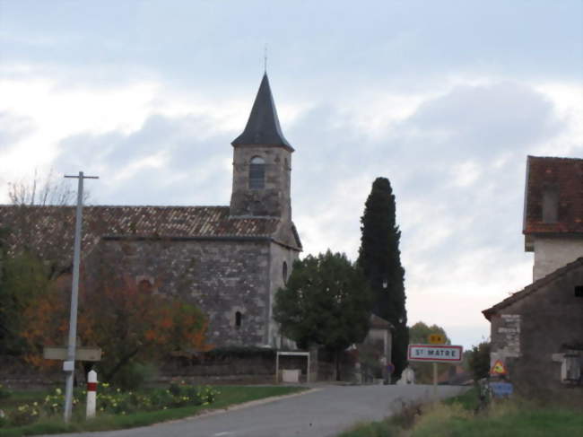 Entrée du village - Saint-Matré (46800) - Lot
