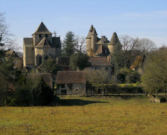 Château et église de Thégra - Thégra (46500) - Lot