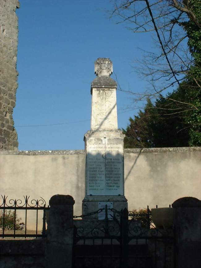 Le monument aux morts - Bazens (47130) - Lot-et-Garonne