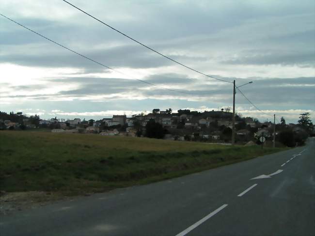 Cancon vue depuis la D124 - Cancon (47290) - Lot-et-Garonne