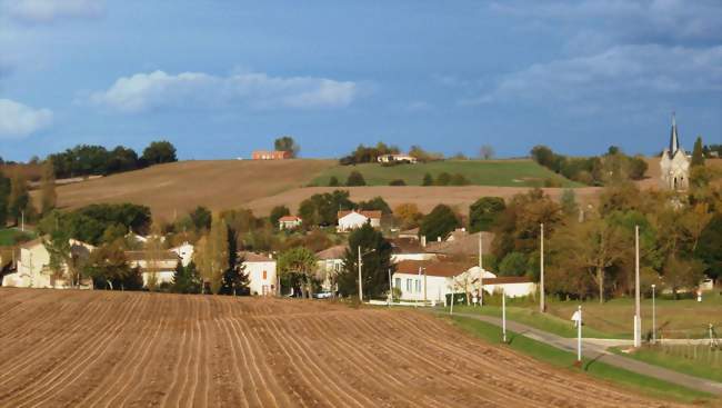 Vue générale - Montignac-de-Lauzun (47800) - Lot-et-Garonne