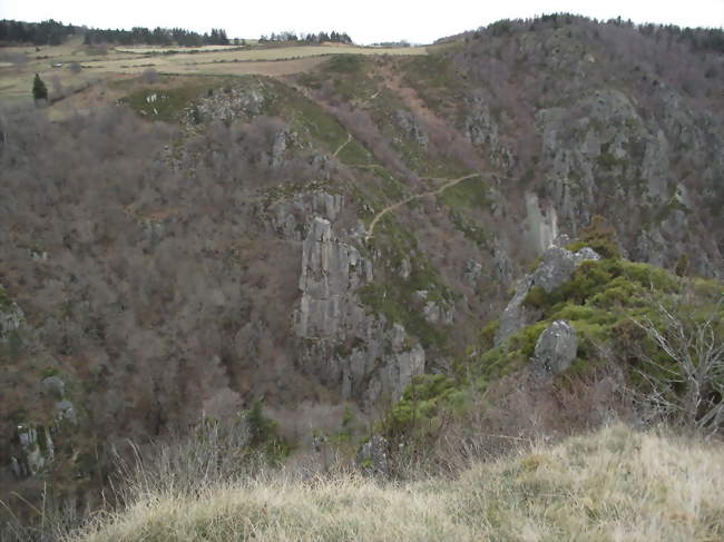 Les gorges du Bès vues de l'église d'Arzenc-d'Apcher - Arzenc-d'Apcher (48310) - Lozère