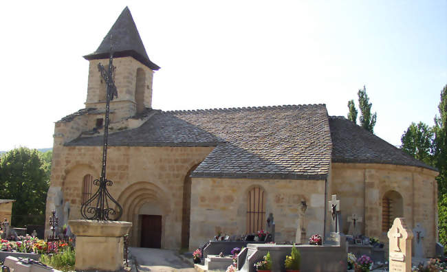 L'église Saint-Hyppolyte - Esclanèdes (48230) - Lozère