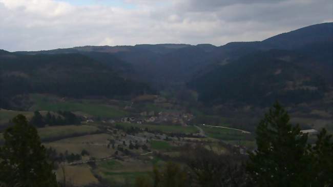 Vue générale depuis le mont Mimat - Lanuéjols (48000) - Lozère