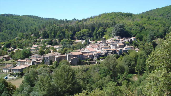 le village vu du Sud - Saint-Étienne-Vallée-Française (48330) - Lozère