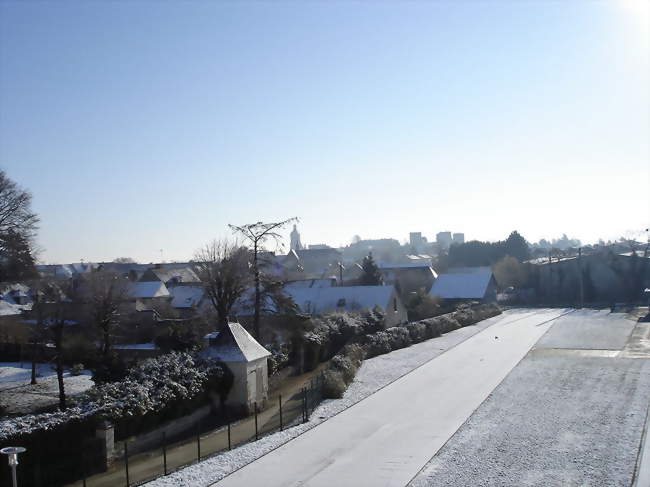 La ville sous la neige - Beaufort-en-Vallée (49250) - Maine-et-Loire