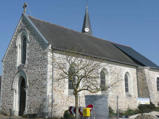 Église de Bourg-l'Évêque - Bourg-l'Évêque (49520) - Maine-et-Loire