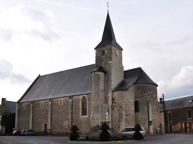 L'église Saint-Martin - Genneteil (49490) - Maine-et-Loire