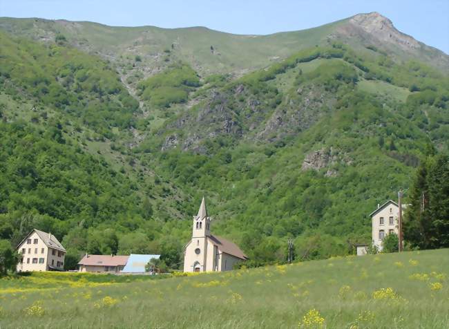 Vue partielle du village d'Aspres-lès-Corps - Aspres-lès-Corps (05800) - Hautes-Alpes