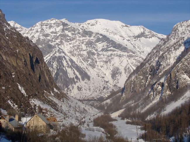 Le vallon de Prapic vu d'Orcières - Orcières (05170) - Hautes-Alpes