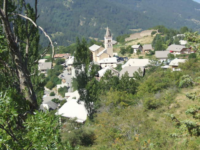 Vue du hameau chef-lieu de la commune des Orres - Les Orres (05200) - Hautes-Alpes