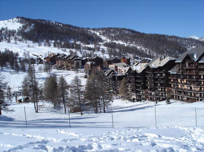 La station de ski - Risoul (05600) - Hautes-Alpes