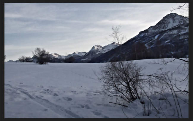 La Salle-les-Alpes en hiver - La Salle-les-Alpes (05240) - Hautes-Alpes