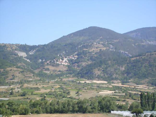 Vue générale du village de Théus - Théus (05190) - Hautes-Alpes