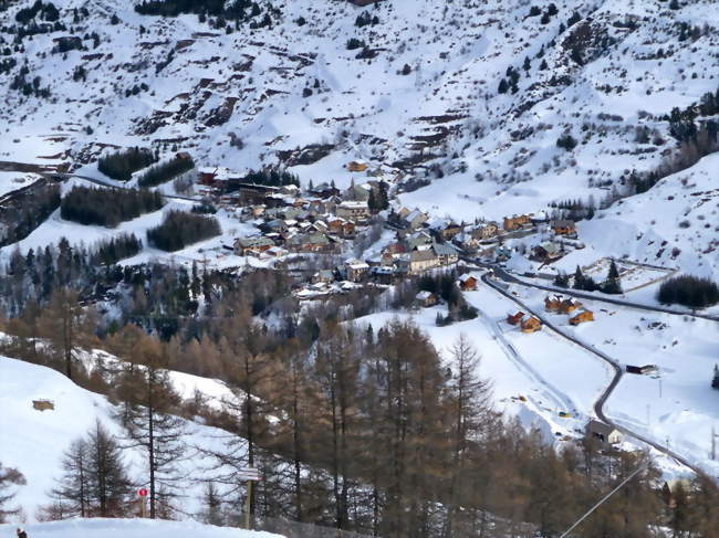 Le village en hiver - Vars (05560) - Hautes-Alpes