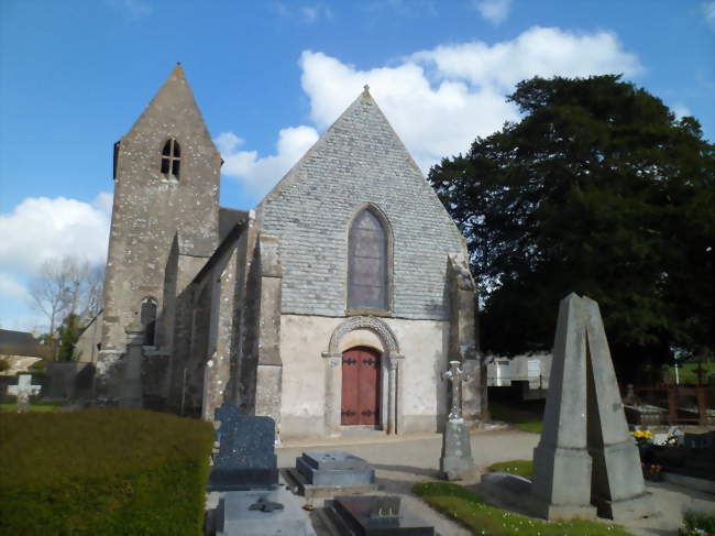 L'église Saint-Hermeland - Boutteville (50480) - Manche